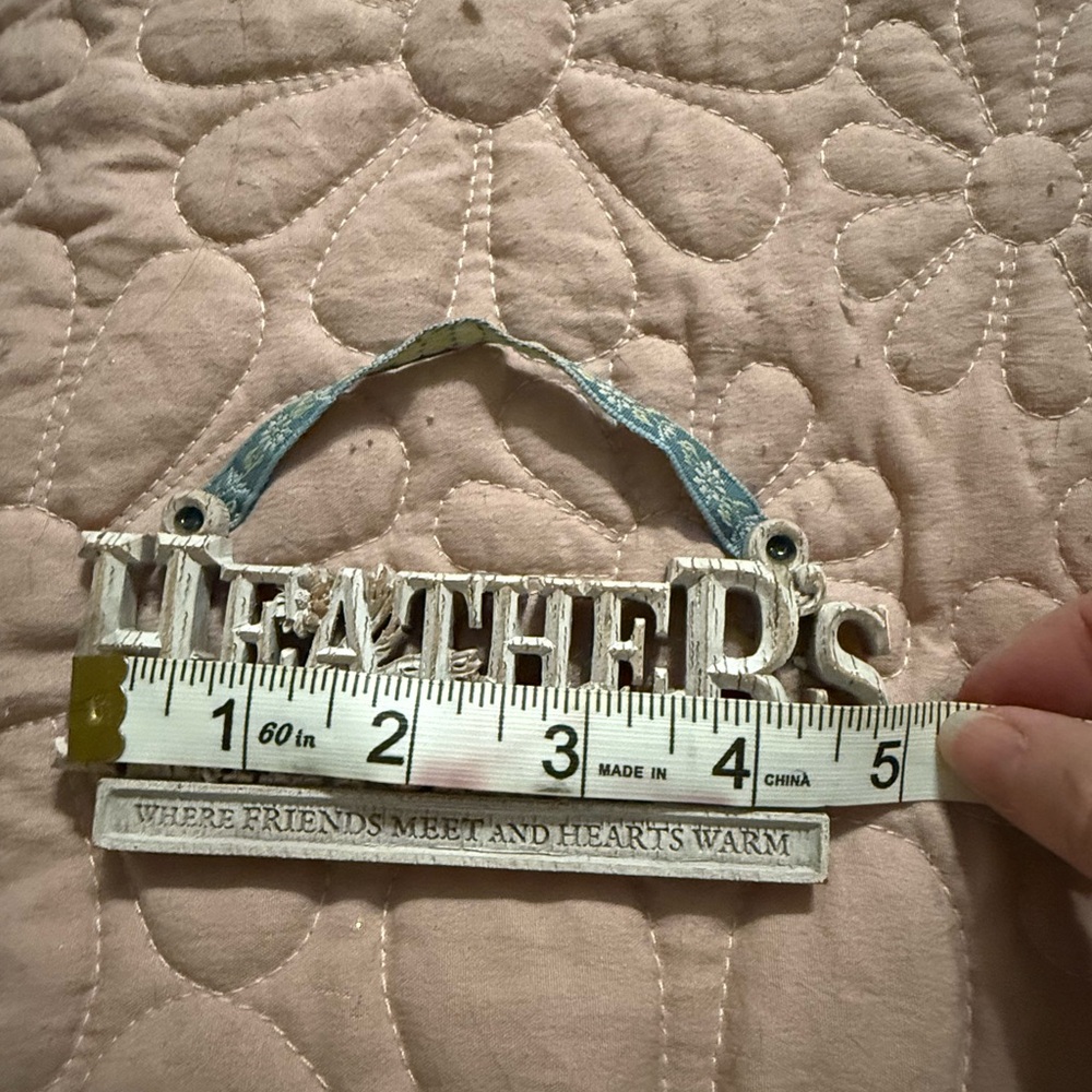 Rustic White Kitchen Wall Sign - Picture 2 of 3